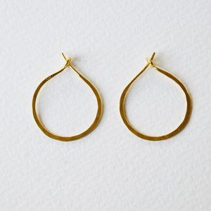 Classic  Circle  Hoops -  Gold Small